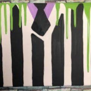 Beetlejuice inspired painting
